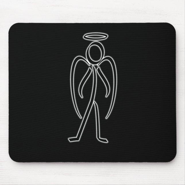 Engel - Stickman Mousepad (Vorne)