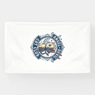 Engel Teufel Katze Katze Mama Geschenk Idee - Enge Banner