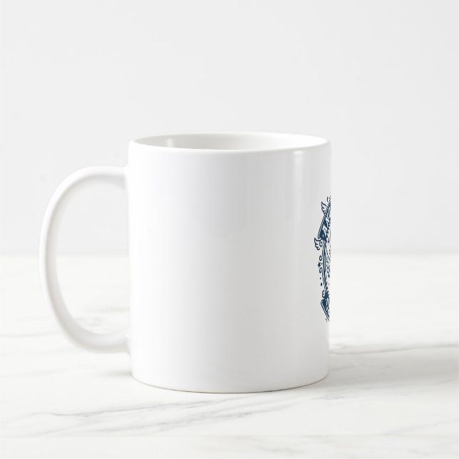 Engel Teufel Katze Katze Mama Geschenk Idee - Enge Kaffeetasse (Links)