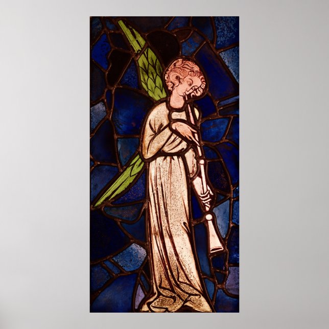 Engel, Trompete, c.1280 Poster (Vorne)