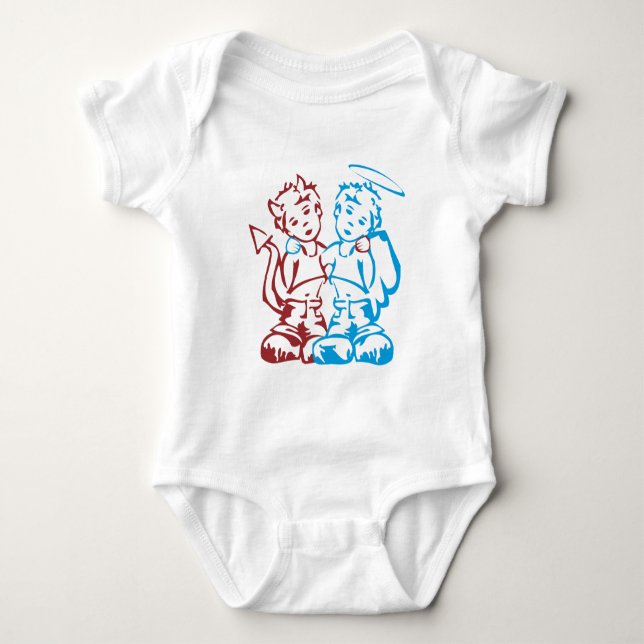 Engel u. Dämon Baby Strampler (Vorderseite)