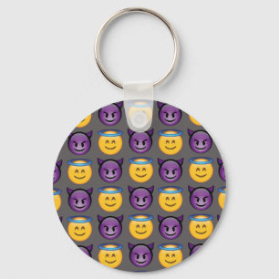 Engel u. Teufel Emojis Schlüsselanhänger