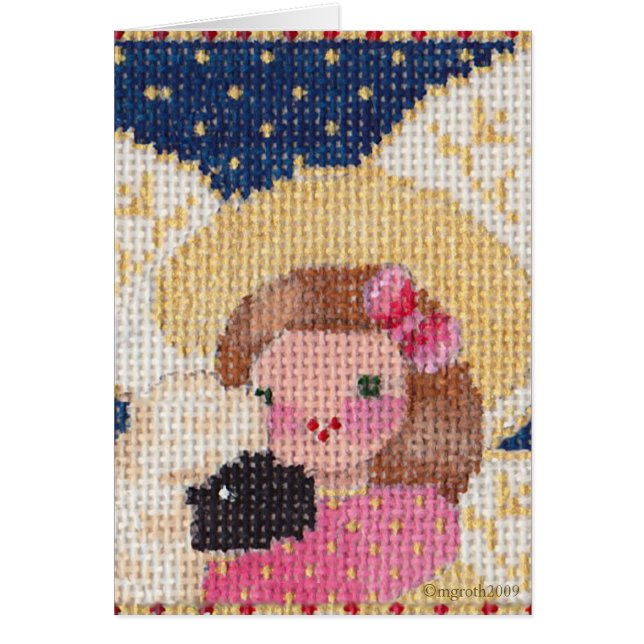 Engel- und Lammkarte (Vorne)