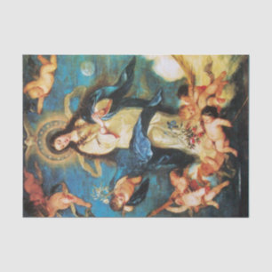 Engel und unakuläre Wahrnehmung von Jungfrau Seidenpapier