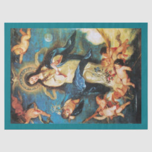 Engel und unakuläre Wahrnehmung von Jungfrau Seidenpapier