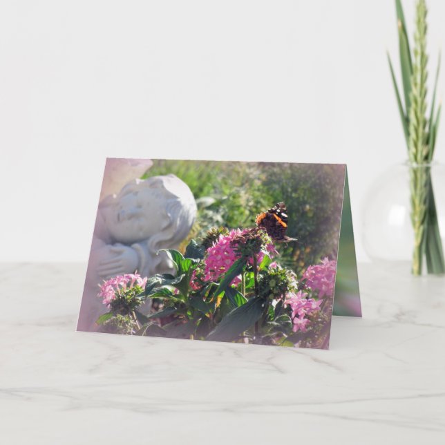 Engel und Wunder für Ihren Geburtstag Karte (Vorderseite)