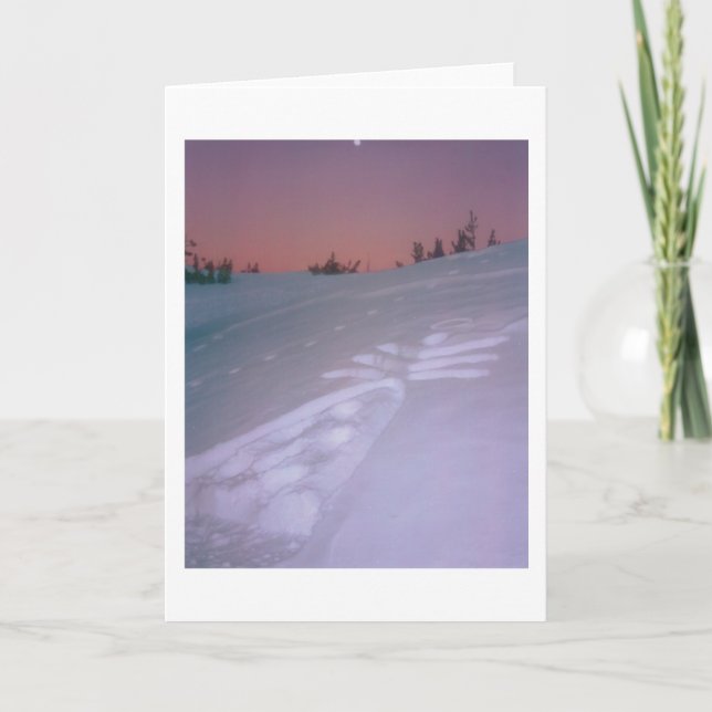 Engel unter Mond Karte (Vorderseite)