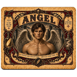 Engel, Vintage-Circus-Monster Mousepad