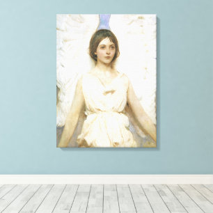Engel von Abbott Thayer, Vintage viktorianische Ku Leinwanddruck