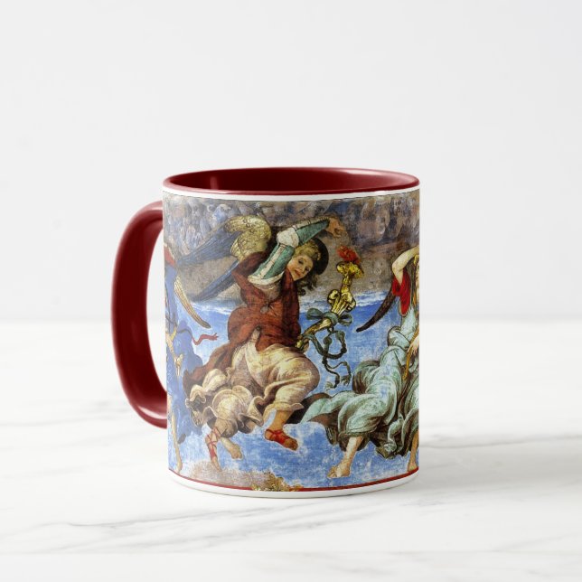 Engel von der Annahme und Ankündigung von Lippi Tasse (Vorderseite Links)