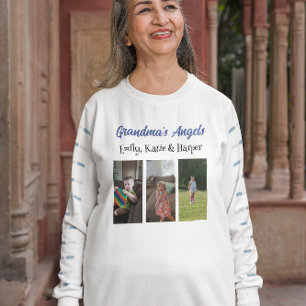 Engel von Oma   Personalisiertes Foto und Namen T-Shirt