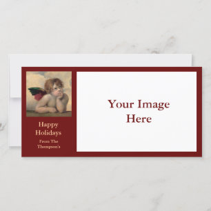Engel von Sistine Madonna durch RAPHAEL Feiertagskarte