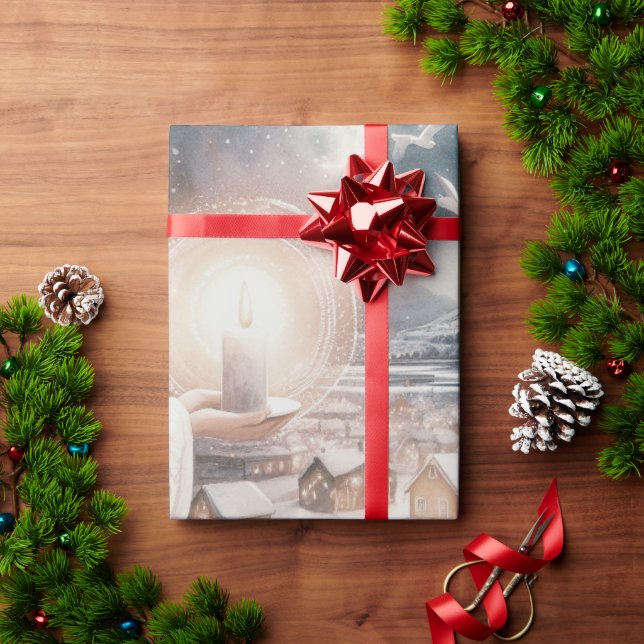 Engel wachen über dich geschenkpapier (Feiertagsgeschenk)