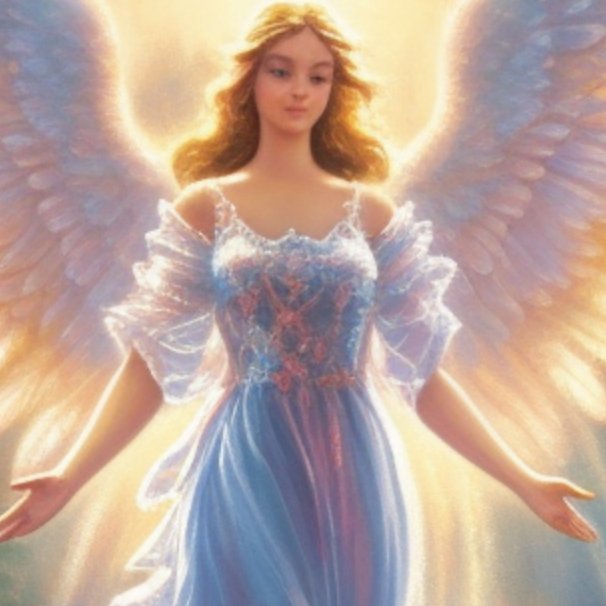 Engel Wandteppich Mit Holzrahmen (Von Creator hochgeladen)