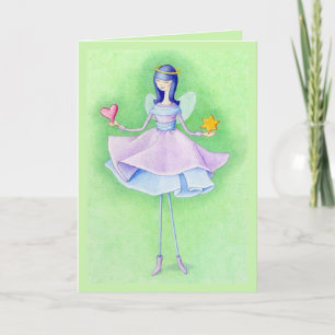 Engel-Weihnachtskarte Feiertagskarte