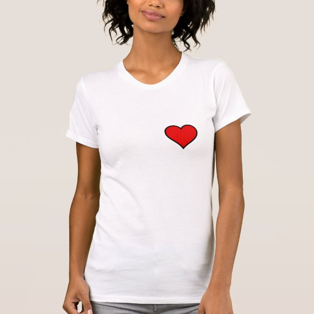 Engel wings Herz T-Shirt (Vorderseite)
