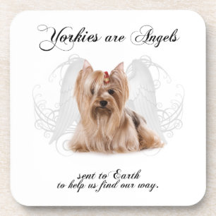 Engel Yorkie Untersetzer