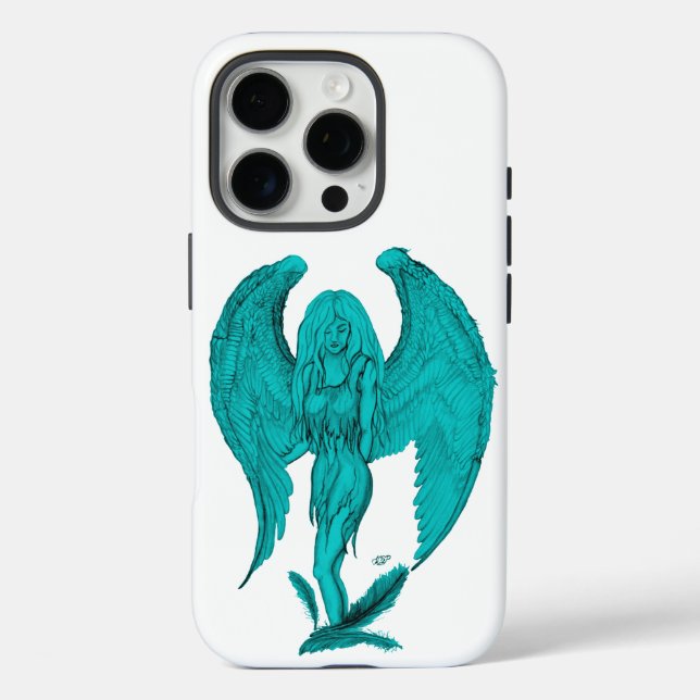 Engel, Zeichnend Stift Case-Mate iPhone Hülle (Rückseite)