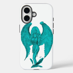 Engel, Zeichnend Stift iPhone 16 Hülle