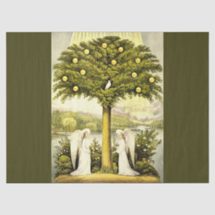 Engel Zeiten vergangenen Gewebes Papier