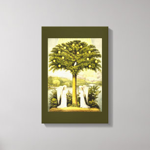 Engel Zeiten vorbei gewickelte Leinwand