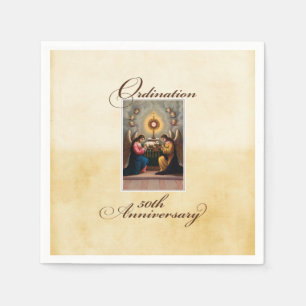 Engel zum 50. Jahrestag der Ordination in Altar Serviette