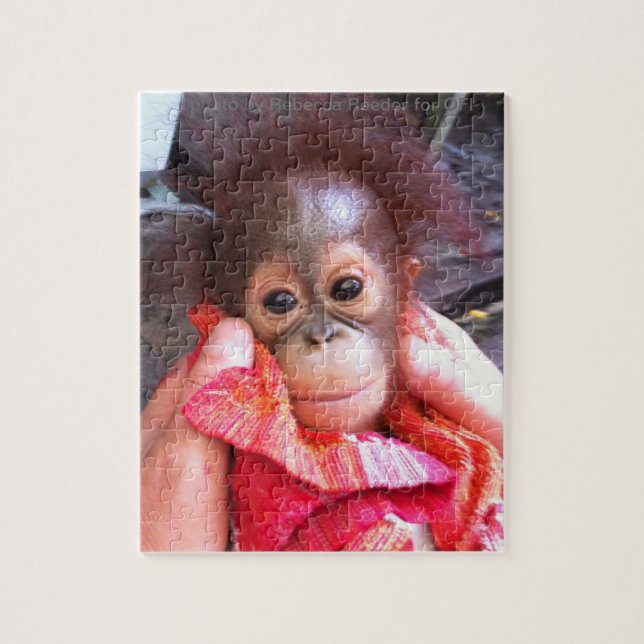 Engelchen-Baby-Orang-Utan Puzzle (Vertikal)