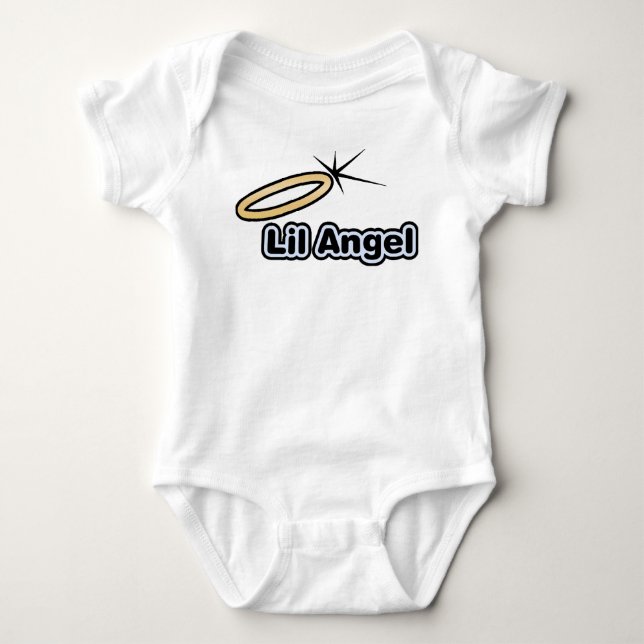 Engelchen Baby Strampler (Vorderseite)