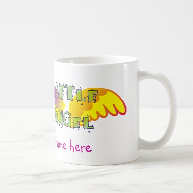 Engelchenschale mit Namen Tasse (Rechts)