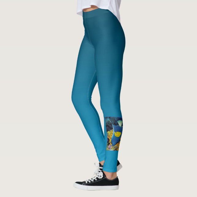 Engelfisch am Korallenriff - Fotodesign |  Leggings (Links)
