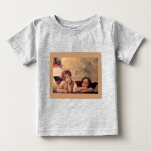 Engelglaube Raphael Vintages altes Gemälde Segen Baby T-shirt