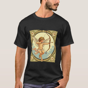 Engelhaftes Wesen mit einem Kranz aus winzigen Blu T-Shirt