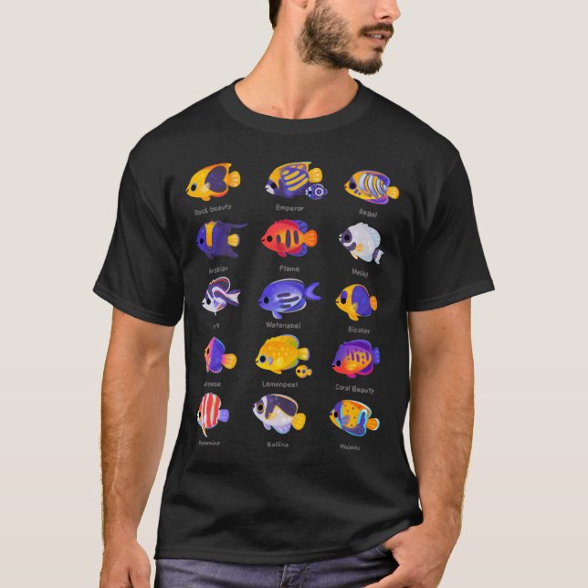 Engelhai! (Meerwasser) - Name ver. T-Shirt (Vorderseite)