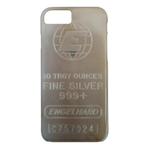 Engelhard silberne Bar Iphone Abdeckung iPhone 8/7 Hülle
