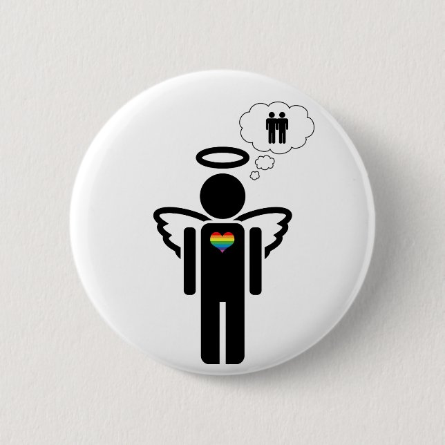 Engelikon. Junge träumt. Button (Vorderseite)