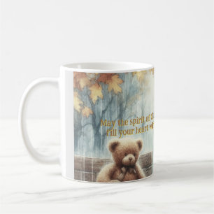 Engeljunge mit Teddybär Kaffeetasse