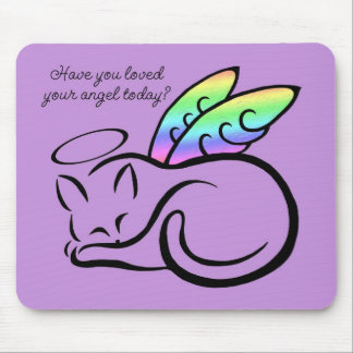 EngelKitty (lila) Mousepad