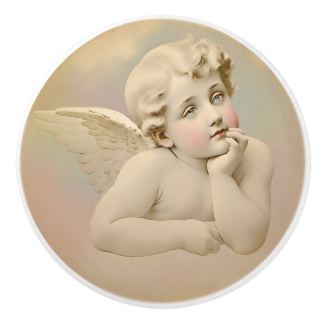 Engelknopf Keramikknauf (Vorderseite)