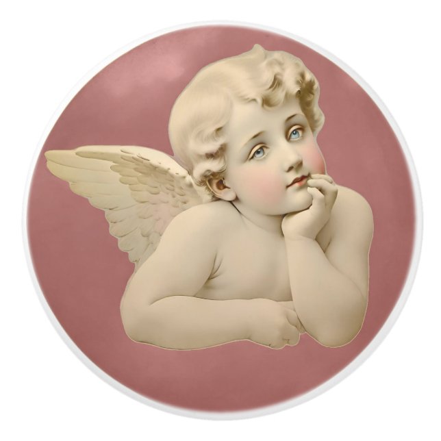 Engelknopf Keramikknauf (Vorderseite)