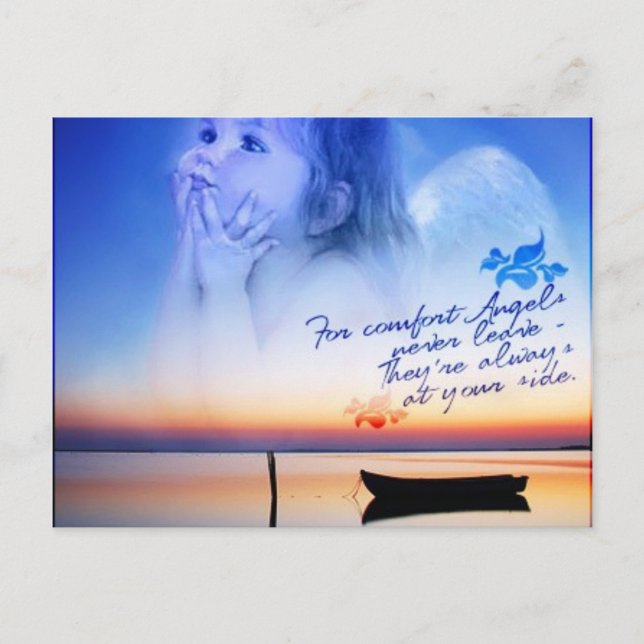 Engelkomfort Postkarte (Vorderseite)