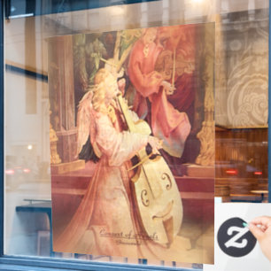 Engelkonzert Fensteraufkleber