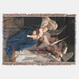 Engellied Jungfrau Mary & Child Jesus Blanket Decke