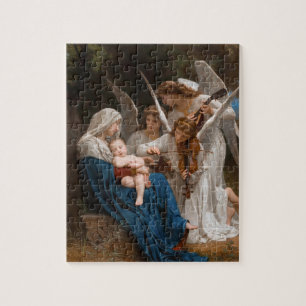 Engellied von William-Adolphe Bouguereau B Puzzle