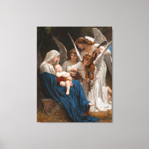 Engellied von William-Adolphe Bouguereau C Leinwanddruck