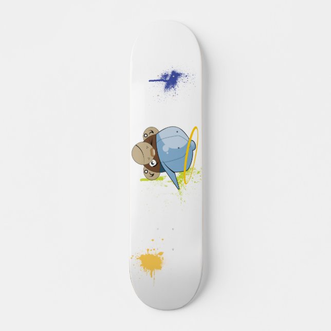 Engels-Affe Skateboard (Vorne)