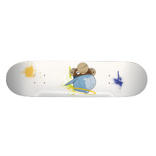 Engels-Affe Skateboard