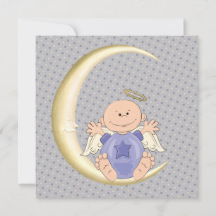 Engels Baby Boy Shower Einladung