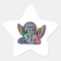 Engels Baby | Süßer geflügelter Cherub-Sticker für