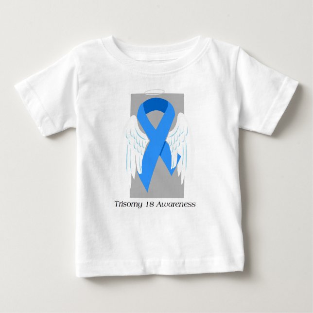Engels-Bewusstsein des Trisomy-18 Baby T-shirt (Vorderseite)