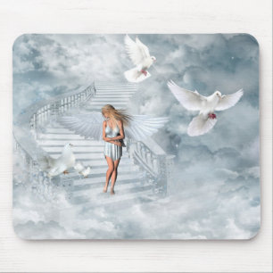 Engels-Blau mousepad